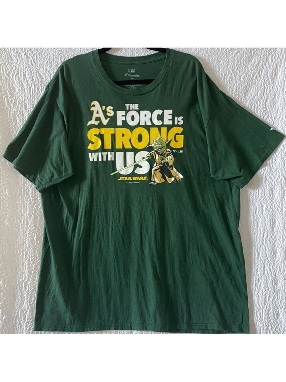 MLB Fanatics Oakland A's Star Wars Graphic Print Short Sleeve T-Shirt